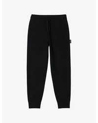 Sandro - Logo-Patch Regular-Fit Stretch-Woven Jogging Bottoms Xxl - Lyst