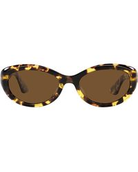 Oliver Peoples - Ov5513su 1969c Round-frame Tortoiseshell-print Acetate Sunglasses - Lyst