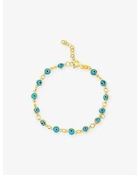 La Maison Du Couturier - Ece London The Nazar V 22Ct Vermeil And Sterling- Bracelet - Lyst
