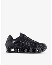 Nike - Shox Tl Leather, Mesh And Shell Low-Top Trainers - Lyst