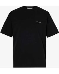 Stone Island - Brand-print Boxy-fit Cotton-jersey T-shirt - Lyst