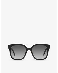 Saint Laurent - Classic Oversized Square Sunglasses - Lyst