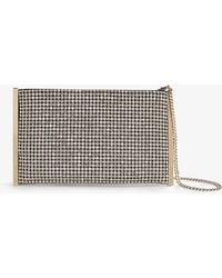 Ted Baker - Glitzze Crystal-embellished Woven Cross-body Bag - Lyst