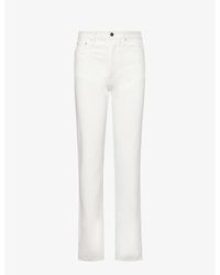 Totême - Straight-leg Mid-rise Organic-cotton Jeans - Lyst
