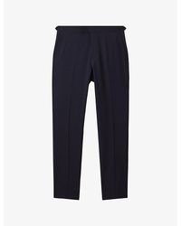 Reiss - Hope Modern-fit Mid-rise Wool-blend Trousers - Lyst