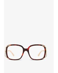 Gucci - Butterfly Eyeglasses - Lyst