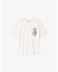 AllSaints - Seraph Graphic-Print Cotton T-Shirt - Lyst