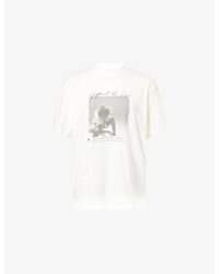 Anine Bing - Ashton Relaxed-Fit Cotton-Jersey T-Shirt - Lyst