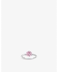 Thomas Sabo - Solitaire 925 Sterling And Brilliant-Cut Cubic Zirconia Ring - Lyst