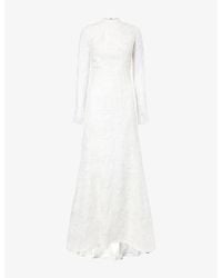 Marc Le Bihan - Floral Embellished Lace Gown - Lyst