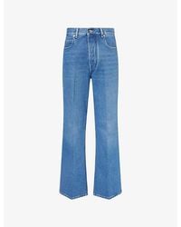 Bottega Veneta - Mid-Rise Flare-Leg Denim Jeans - Lyst