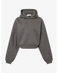 Fear Of God - Modern Cropped Cotton-Blend Hoody - Lyst