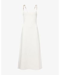 Cult Gaia - Finley Pearl Straps Knit Maxi Dress - Lyst
