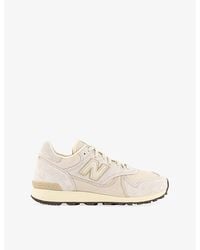 New Balance - 475 Suede And Mesh Trainers - Lyst