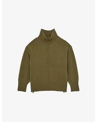 Reiss - Harri Funnel-Neck Wool Jumper - Lyst