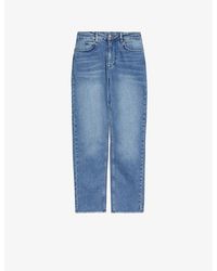 Ted Baker - Morgani High-rise Stretch Organic Cotton-blend Jeans - Lyst