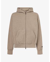 Fear Of God - Essentials Classic Zip-Up Cotton-Blend Hoody - Lyst