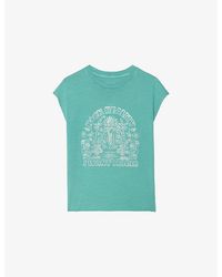 Zadig & Voltaire - Cloe Graphic-Print Cotton T-Shirt - Lyst