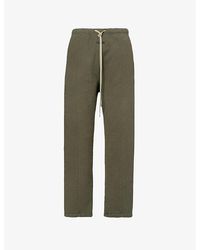 Fear Of God - Forum Brand-patch Cotton-jersey jogging Bottoms - Lyst