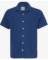 PS by Paul Smith - Revere-collar Short-sleeved Stretch-cotton Shirt Xx - Lyst