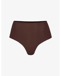 Skims - Fits Everybody High-Rise Stretch-Jersey Briefs - Lyst