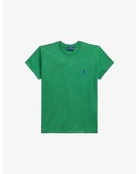 Polo Ralph Lauren - Logo-Print Short-Sleeve Cotton T-Shirt - Lyst