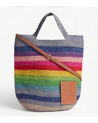 Loewe X Paula's Ibiza Rainbow Slit Shoulder Bag - Multicolour