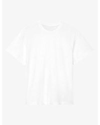 AllSaints - Addi Short-Sleeved Cotton-Jersey T-Shirt - Lyst