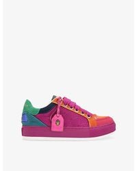 Kurt Geiger - Southbank Tag Suede Low-Top Trainers - Lyst