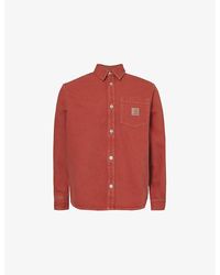 Carhartt - George Brand-patch Denim Shirt - Lyst