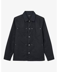 Reiss - Yorker Four-Pocket Cotton-Twill Jacket - Lyst