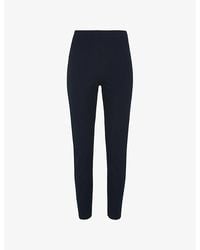 Whistles - Super Stretch Skinny-Leg High-Rise Stretch-Cotton Trousers - Lyst
