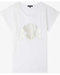 Soeur - Valentina Graphic-print Short-sleeve Organic-cotton T-shirt - Lyst