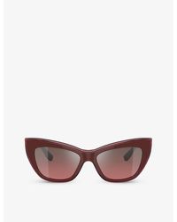 Dolce & Gabbana - Dg4417 Cat-eye Acetate Sunglasses - Lyst