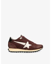 Golden Goose - Running Marathon 55661 Suede And Fabric Trainers - Lyst