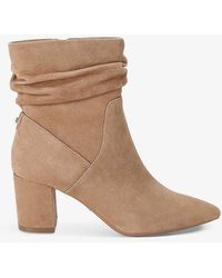 Carvela Kurt Geiger - Admire Slouchy Pointed-toe Suede Ankle Boots - Lyst