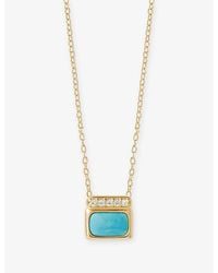Astley Clarke - Aurora Ridge 18Ct Vermeil And Necklace - Lyst