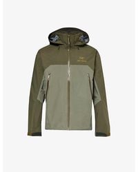 Arc'teryx - Beta Brand-print Relaxed-fit Shell Hooded Jacket X - Lyst