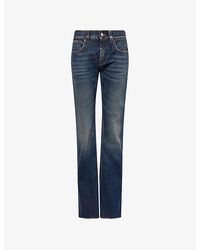Balenciaga - Slim-Fit Bootcut-Leg Denim Jeans - Lyst