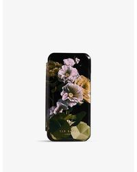 Ted Baker - Gladias Floral-print Mirrored Iphone 12 And 12 Pro Phone Case - Lyst