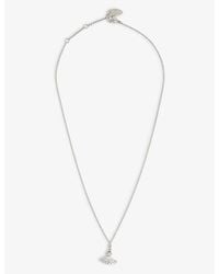 Vivienne Westwood - Reina Orb Brass And Cubic Zirconia Pendant Necklace - Lyst
