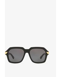 Bottega Veneta - Bv1123s Square-framed Acetate Sunglasses - Lyst