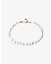 Prada - Pearl-Plated Metal Necklace - Lyst