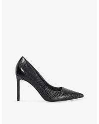 Dune - Assured Leather Heeled Courts - Lyst
