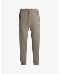 BOSS - Mirror-Effect Logo Cotton-Blend Jogging Bottoms - Lyst