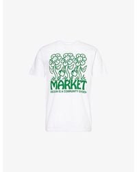 Market - X London Flower Community Graphic-Print Short-Sleeve Cotton-Jersey T-Shirt - Lyst