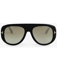 Tom Ford - Ft1078 Cecil Aviator-frame Acetate Sunglasses - Lyst