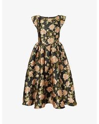 Sister Jane - Floret Jacquard Woven Midi Dress - Lyst