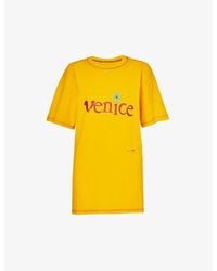 ERL - Venice Graphic-print Crewneck Cotton-jersey T-shirt - Lyst