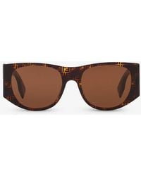 Fendi - Fe40109i Square-frame Acetate Sunglasses - Lyst